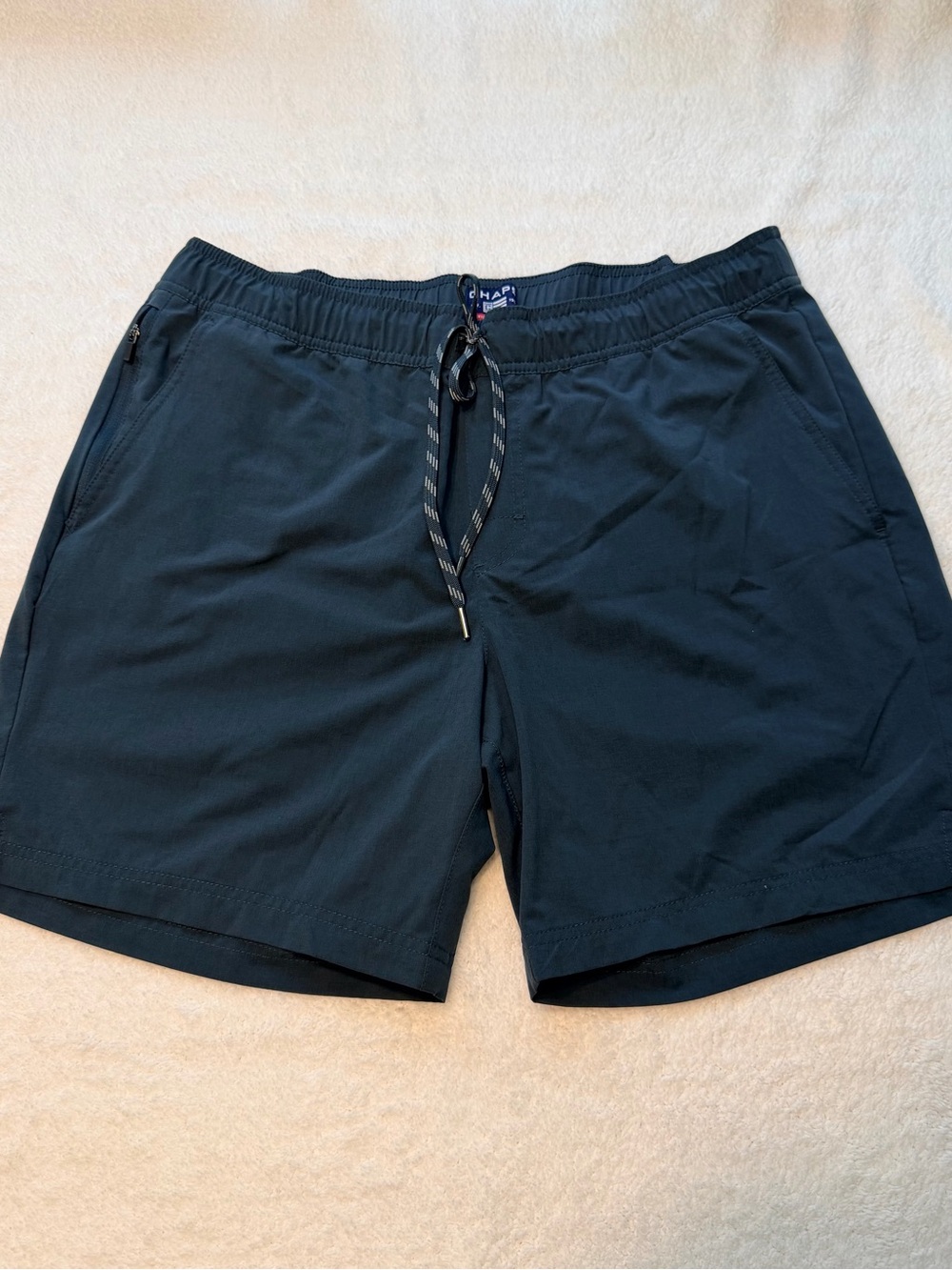 Chaps Men's Dark teal Hybrid Athletic Shorts with Drawstring